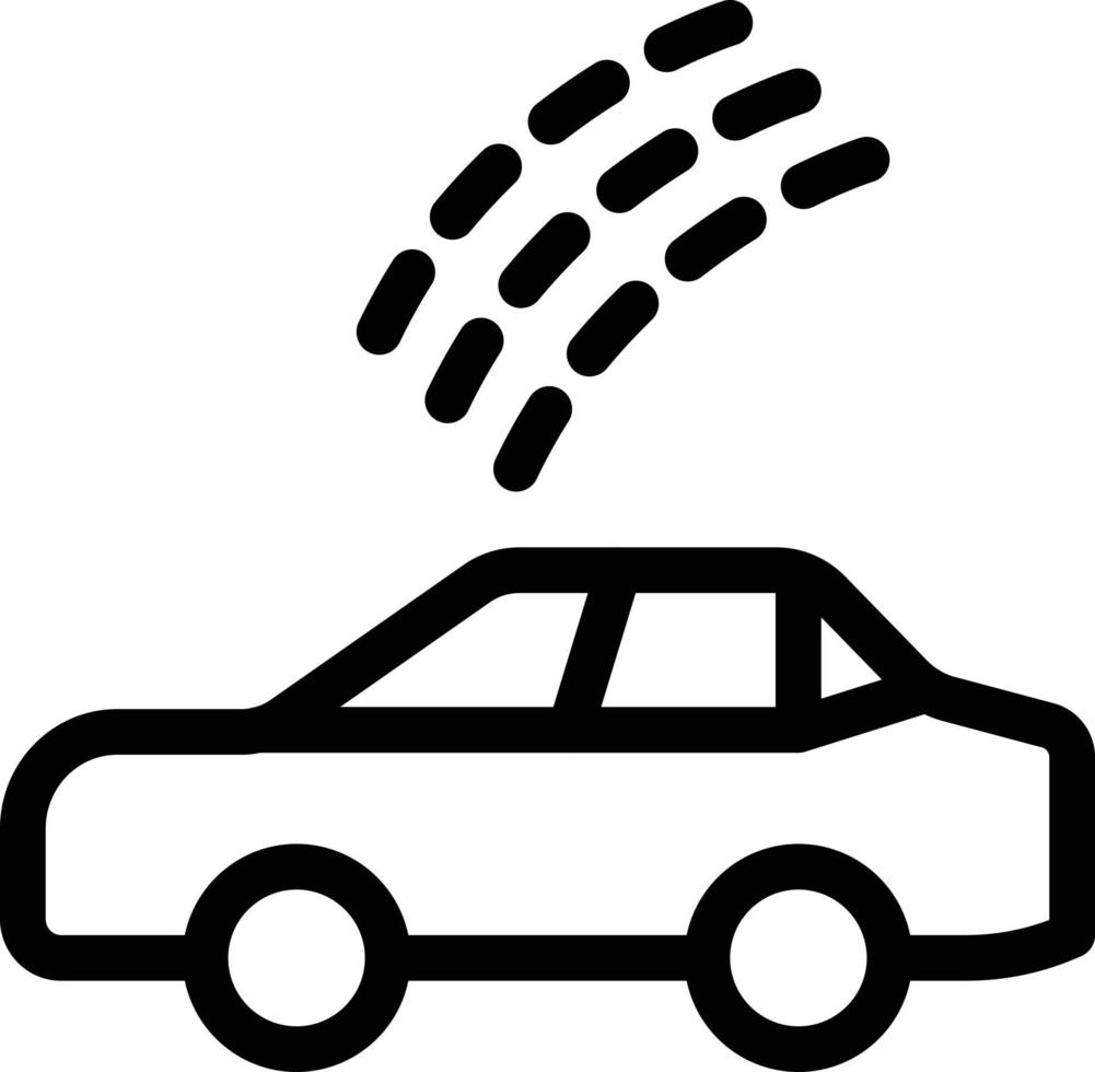 illustrazione vettoriale di autolavaggio su uno sfondo simboli di qualità premium. icone vettoriali per il concetto e la progettazione grafica.