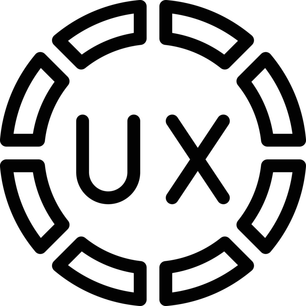 ux illustrazione vettoriale su uno sfondo. simboli di qualità premium. icone vettoriali per il concetto e la progettazione grafica.