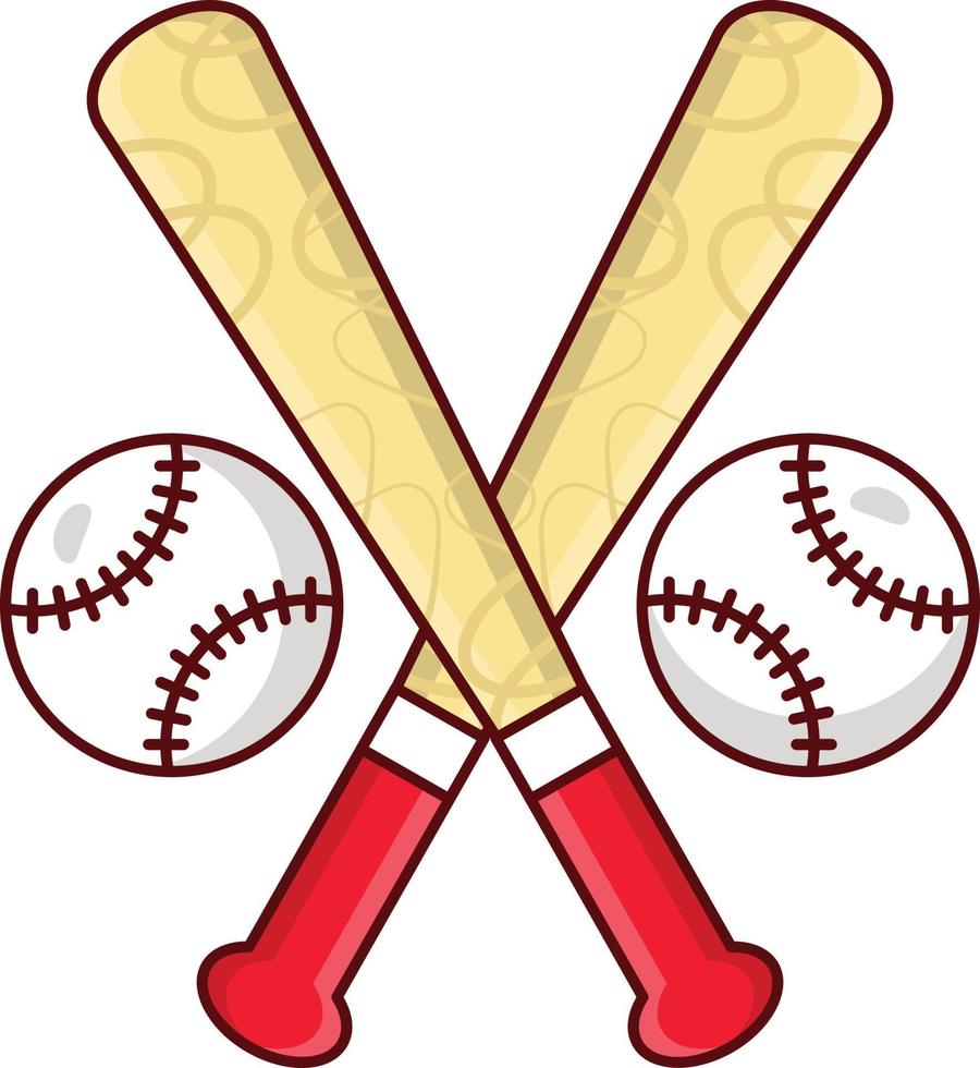illustrazione vettoriale di baseball su uno sfondo. simboli di qualità premium. icone vettoriali per il concetto e la progettazione grafica.