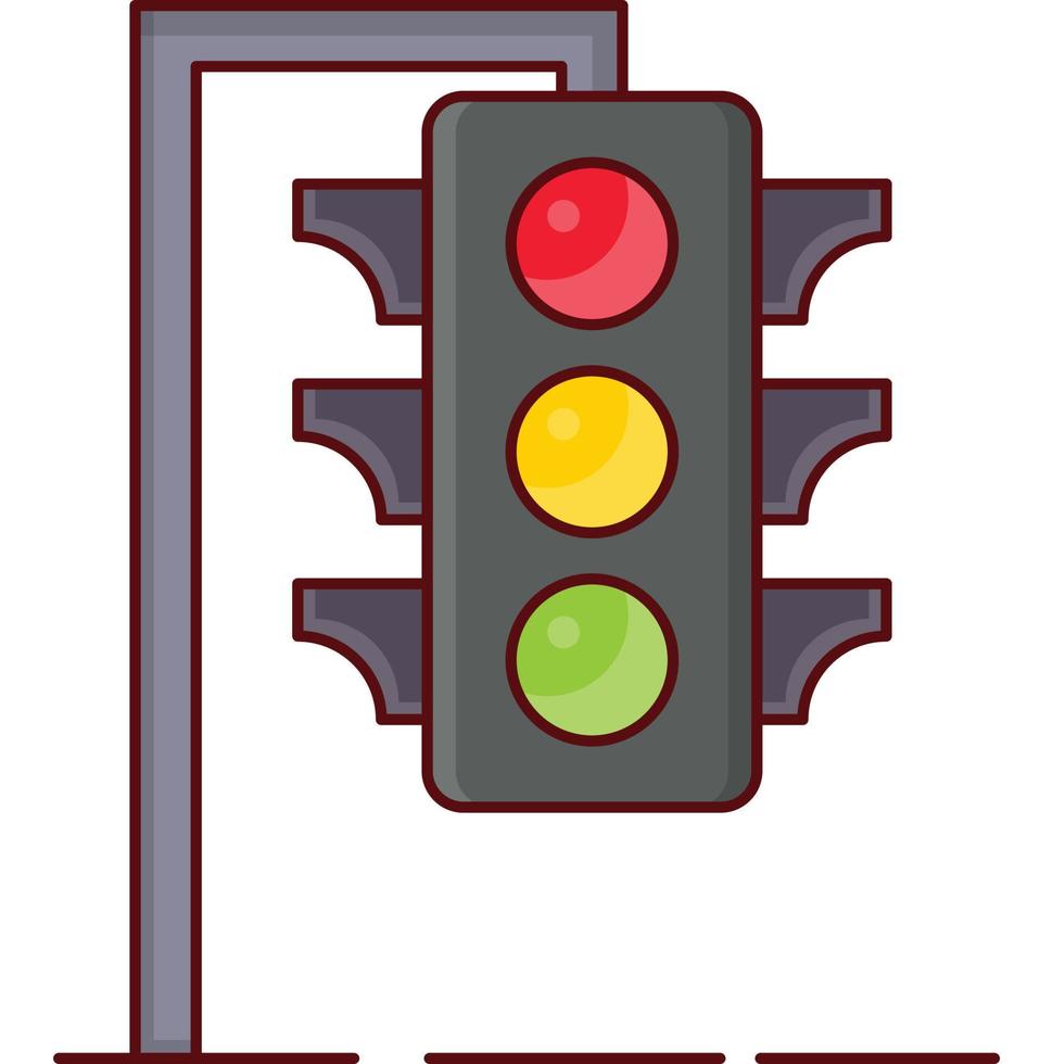 illustrazione vettoriale del traffico su uno sfondo. simboli di qualità premium. icone vettoriali per il concetto e la progettazione grafica.