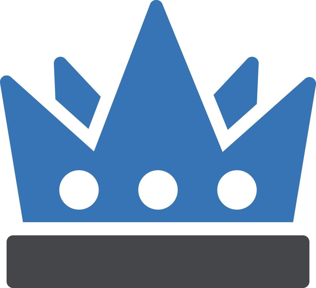 illustrazione vettoriale corona su uno sfondo simboli di qualità premium. icone vettoriali per il concetto e la progettazione grafica.