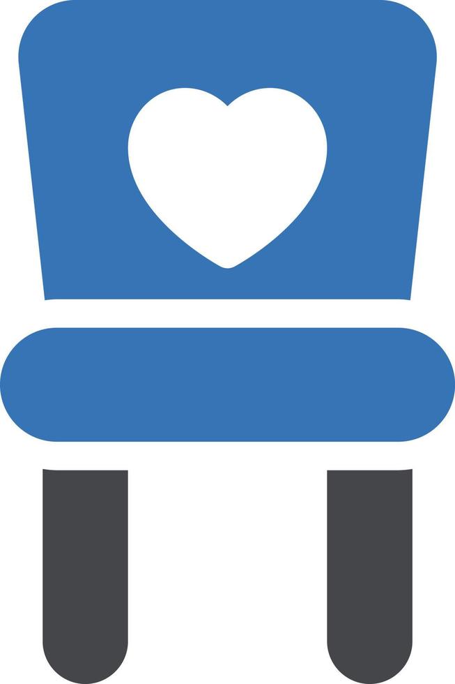 illustrazione vettoriale della sedia del bambino su uno sfondo simboli di qualità premium. icone vettoriali per il concetto e la progettazione grafica.