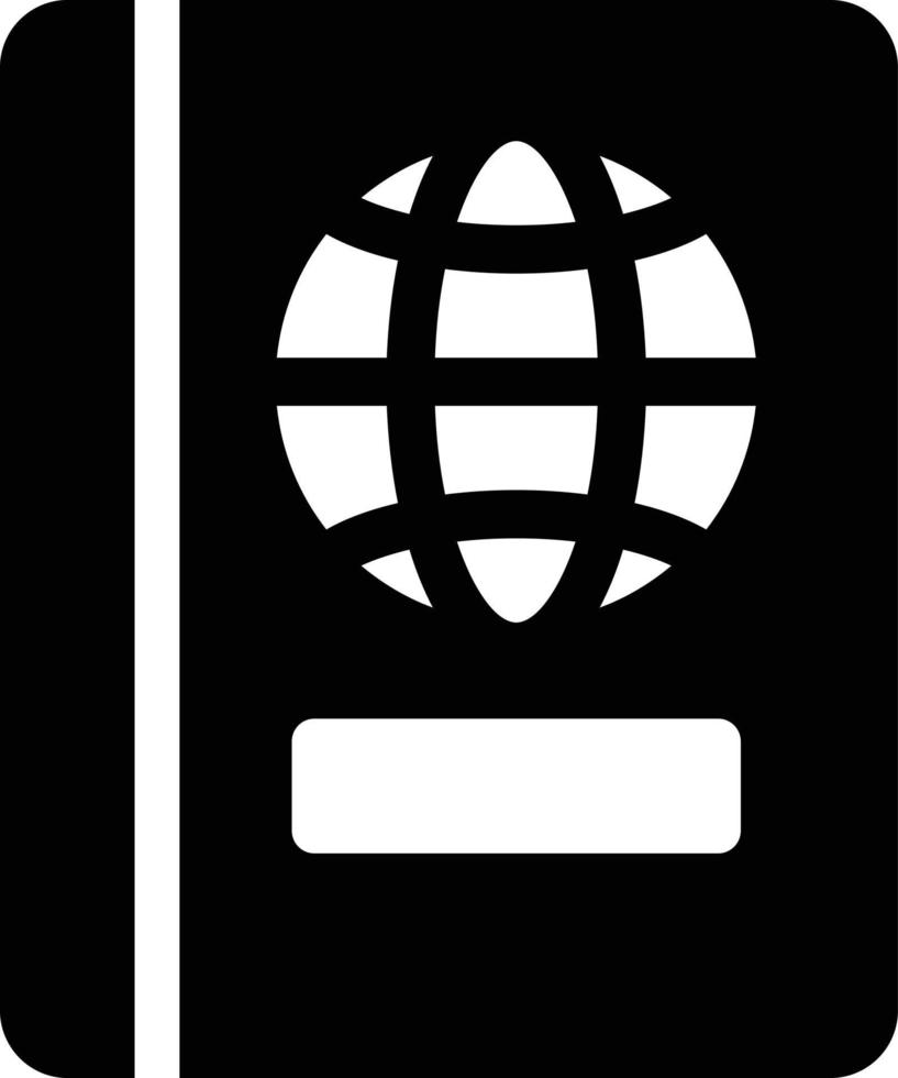 passaporto illustrazione vettoriale su uno sfondo simboli di qualità premium. icone vettoriali per il concetto e la progettazione grafica.