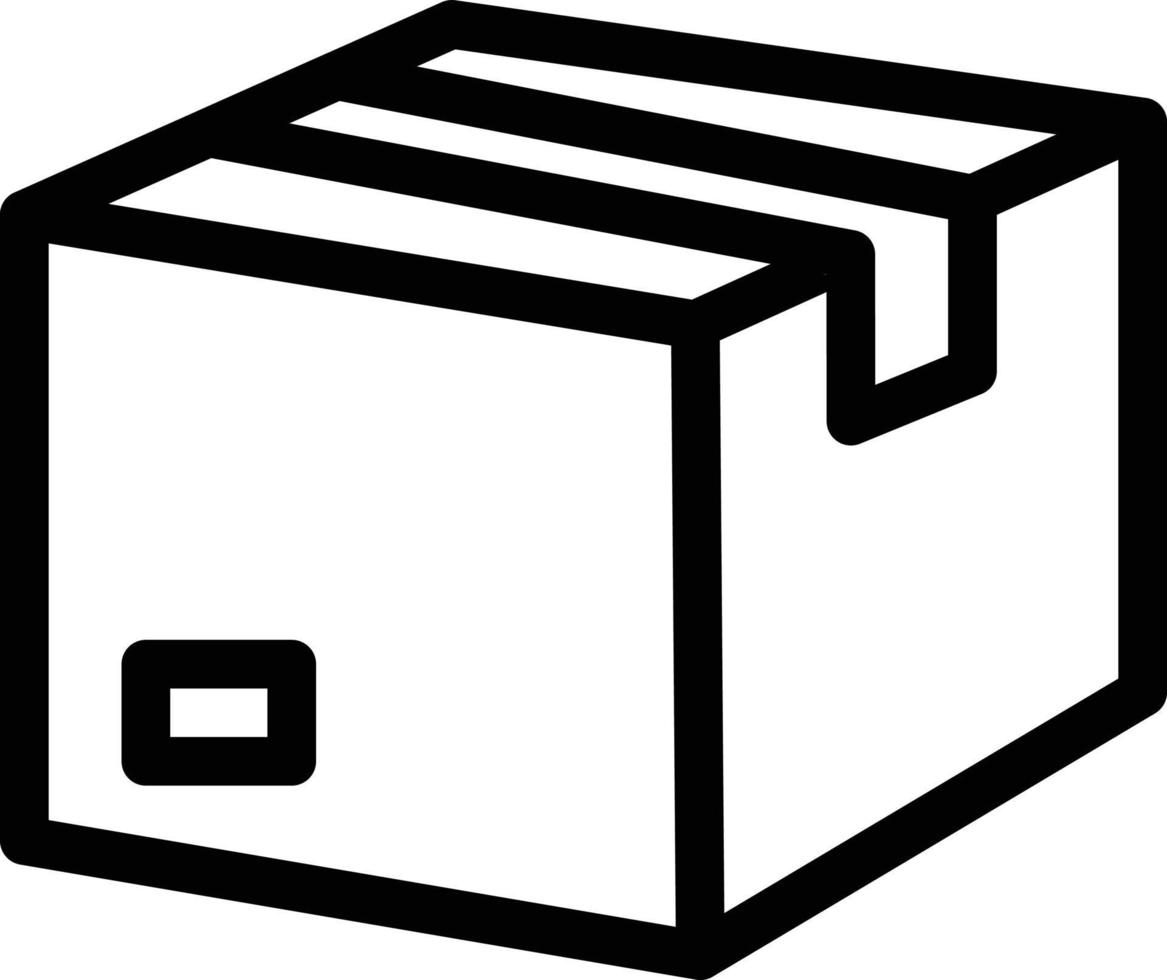 illustrazione vettoriale del pacco su uno sfondo simboli di qualità premium. icone vettoriali per il concetto e la progettazione grafica.