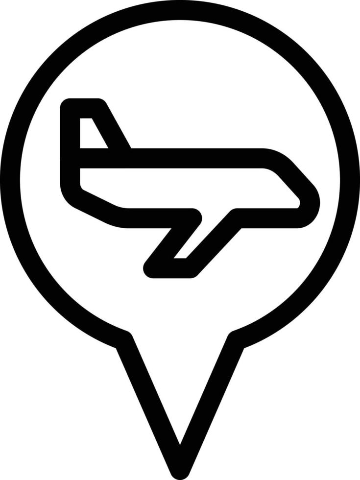 illustrazione vettoriale della posizione dell'aeroporto su uno sfondo simboli di qualità premium. icone vettoriali per il concetto e la progettazione grafica.