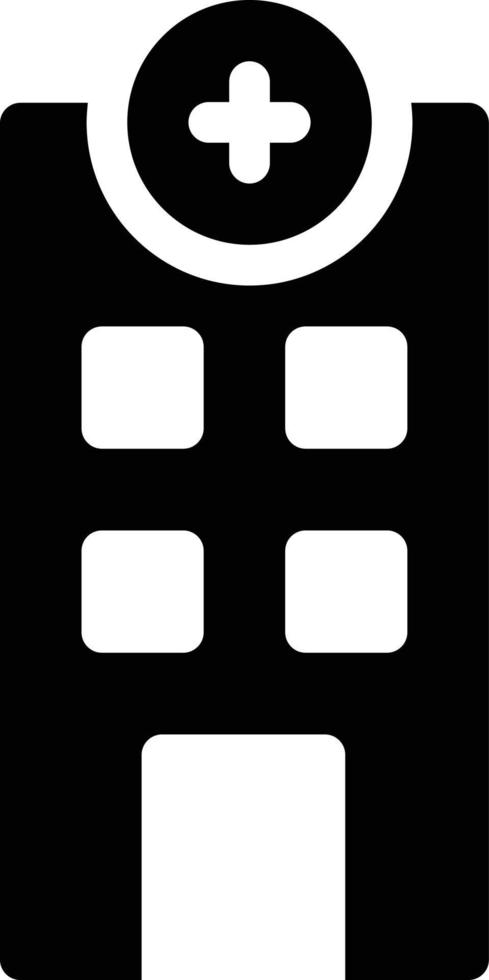 illustrazione vettoriale dell'ospedale su uno sfondo simboli di qualità premium. icone vettoriali per il concetto e la progettazione grafica.