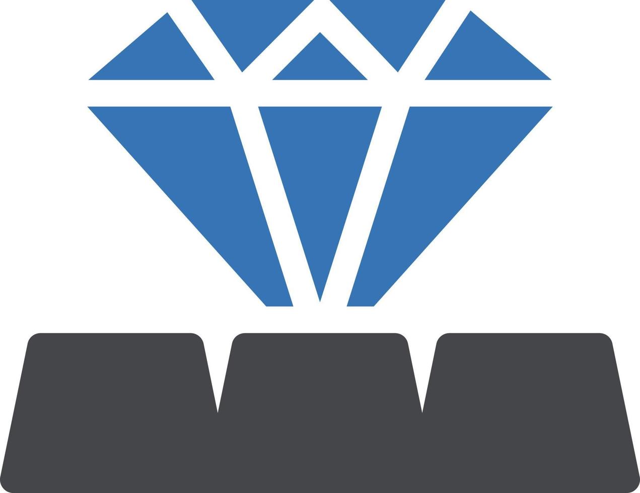 diamante illustrazione vettoriale su uno sfondo simboli di qualità premium. icone vettoriali per il concetto e la progettazione grafica.