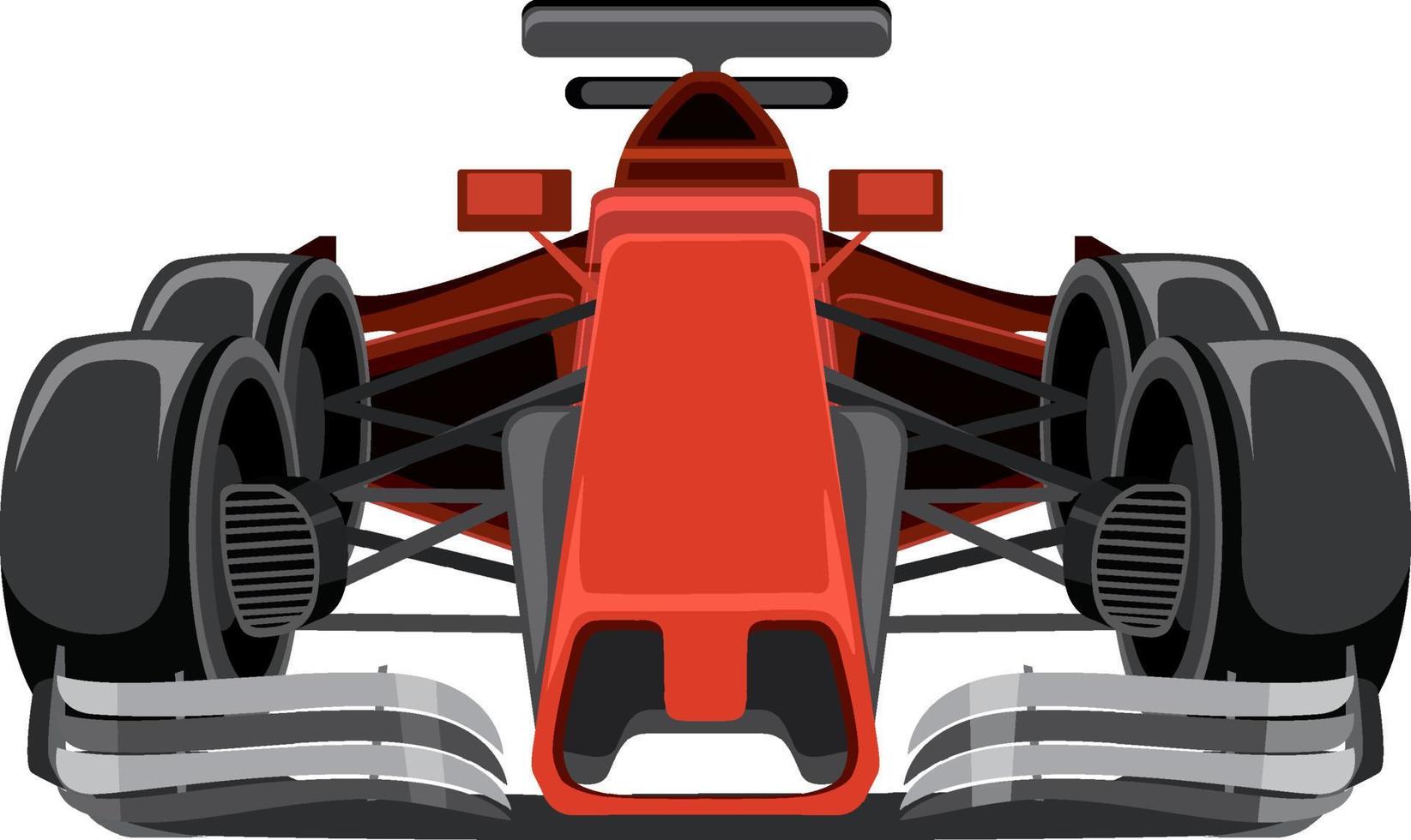 auto da corsa formula rossa vettore