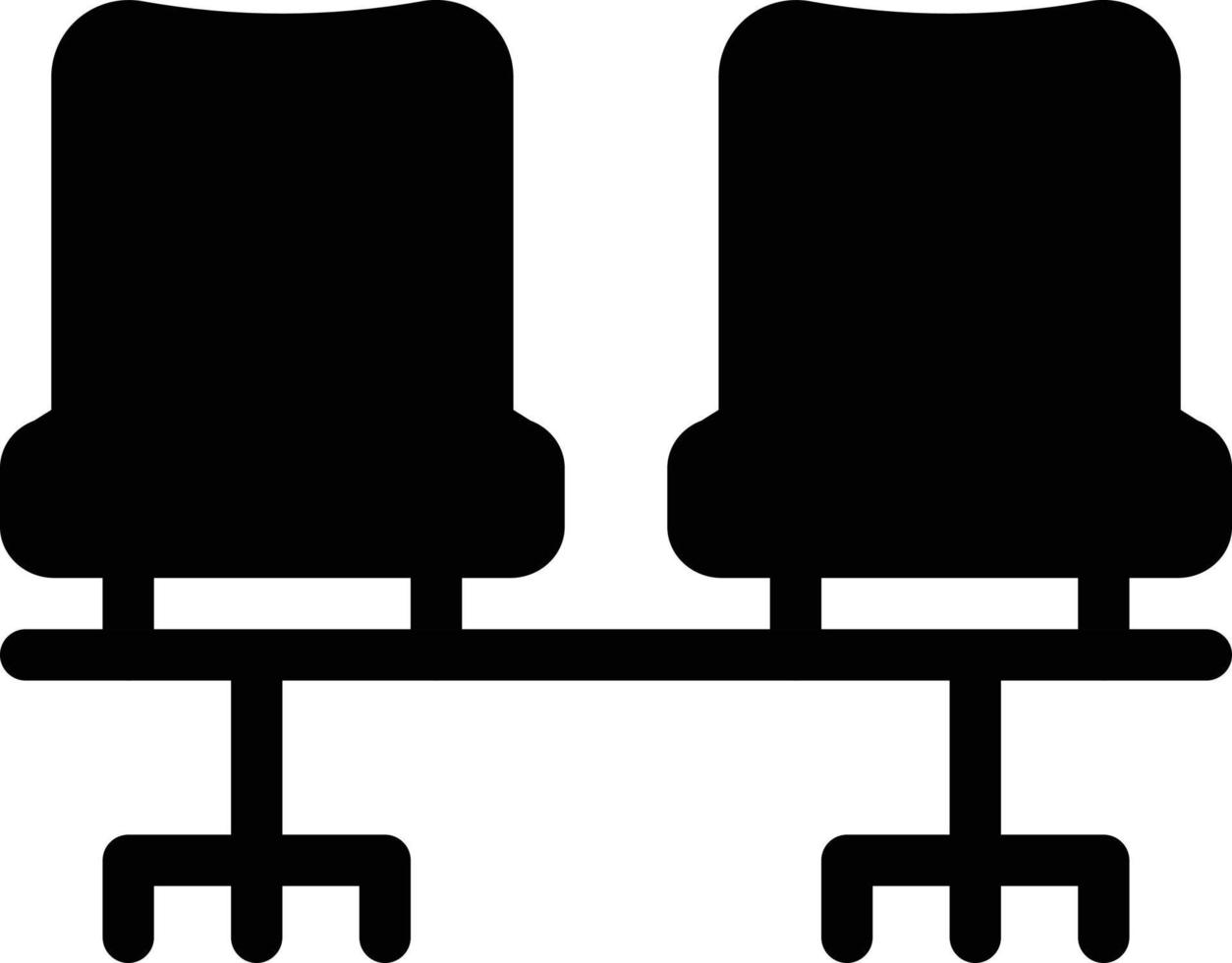 illustrazione vettoriale dell'area di attesa su uno sfondo simboli di qualità premium. icone vettoriali per il concetto e la progettazione grafica.