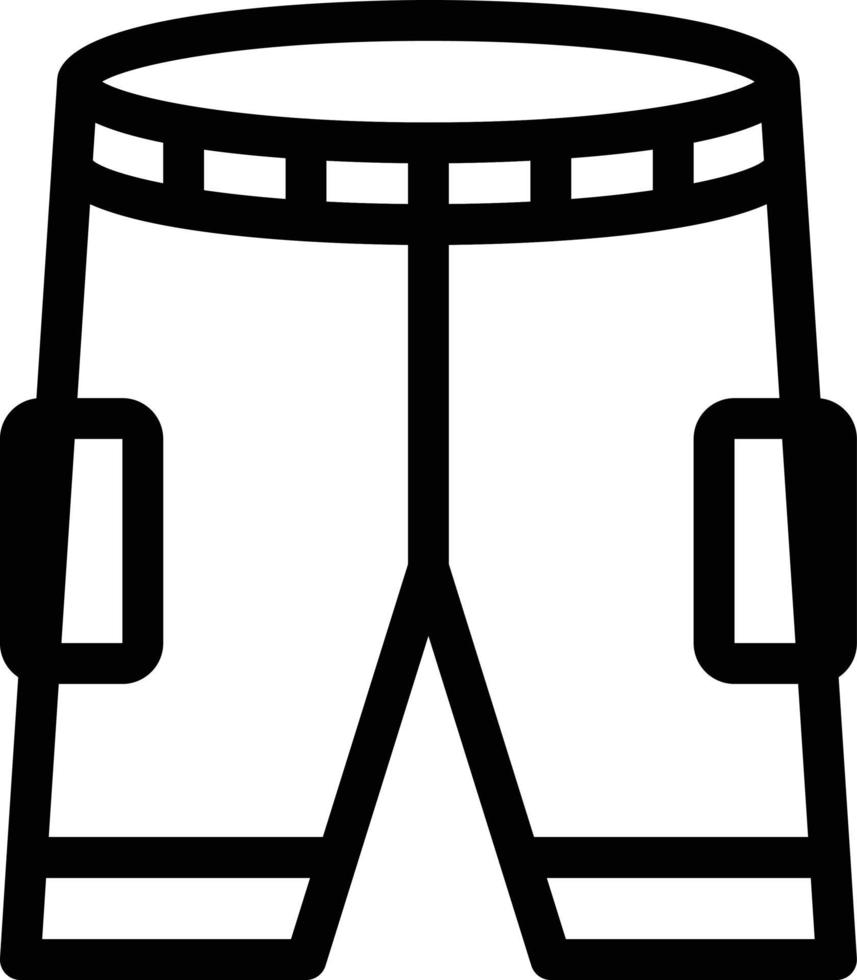 illustrazione vettoriale dei pantaloni su uno sfondo. simboli di qualità premium. icone vettoriali per il concetto e la progettazione grafica.