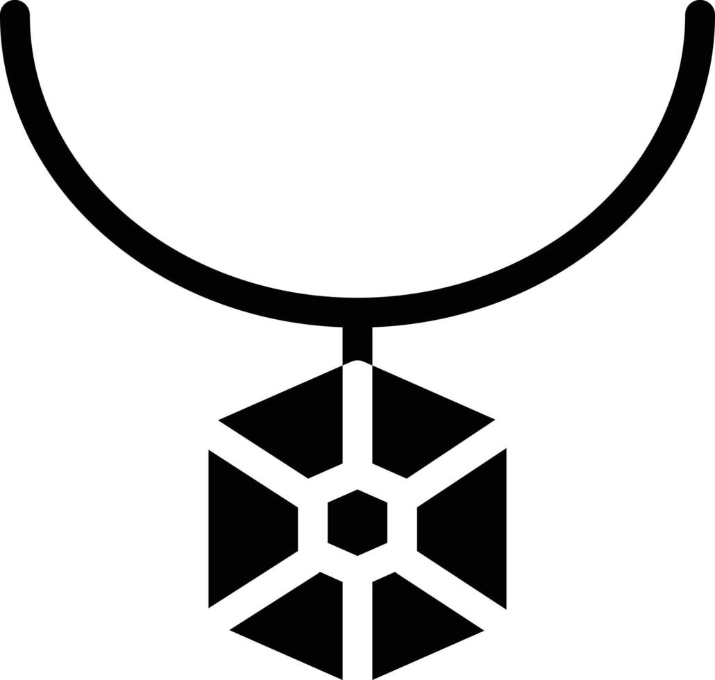 illustrazione vettoriale di collana su uno sfondo. simboli di qualità premium. icone vettoriali per il concetto e la progettazione grafica.