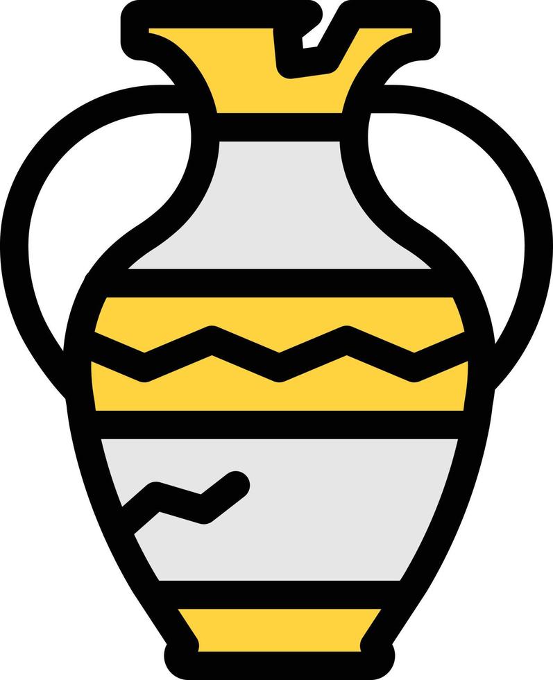 illustrazione vettoriale vaso su uno sfondo simboli di qualità premium. icone vettoriali per il concetto e la progettazione grafica.