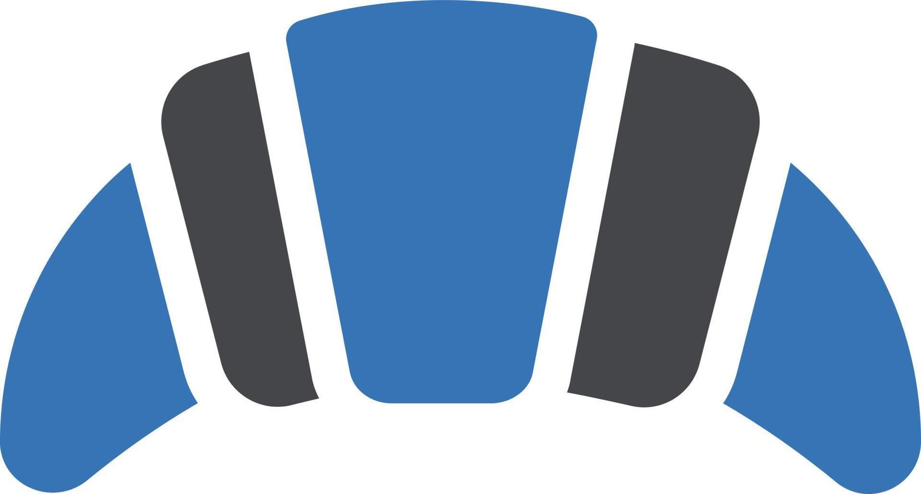 illustrazione vettoriale a mezzaluna su uno sfondo simboli di qualità premium. icone vettoriali per il concetto e la progettazione grafica.