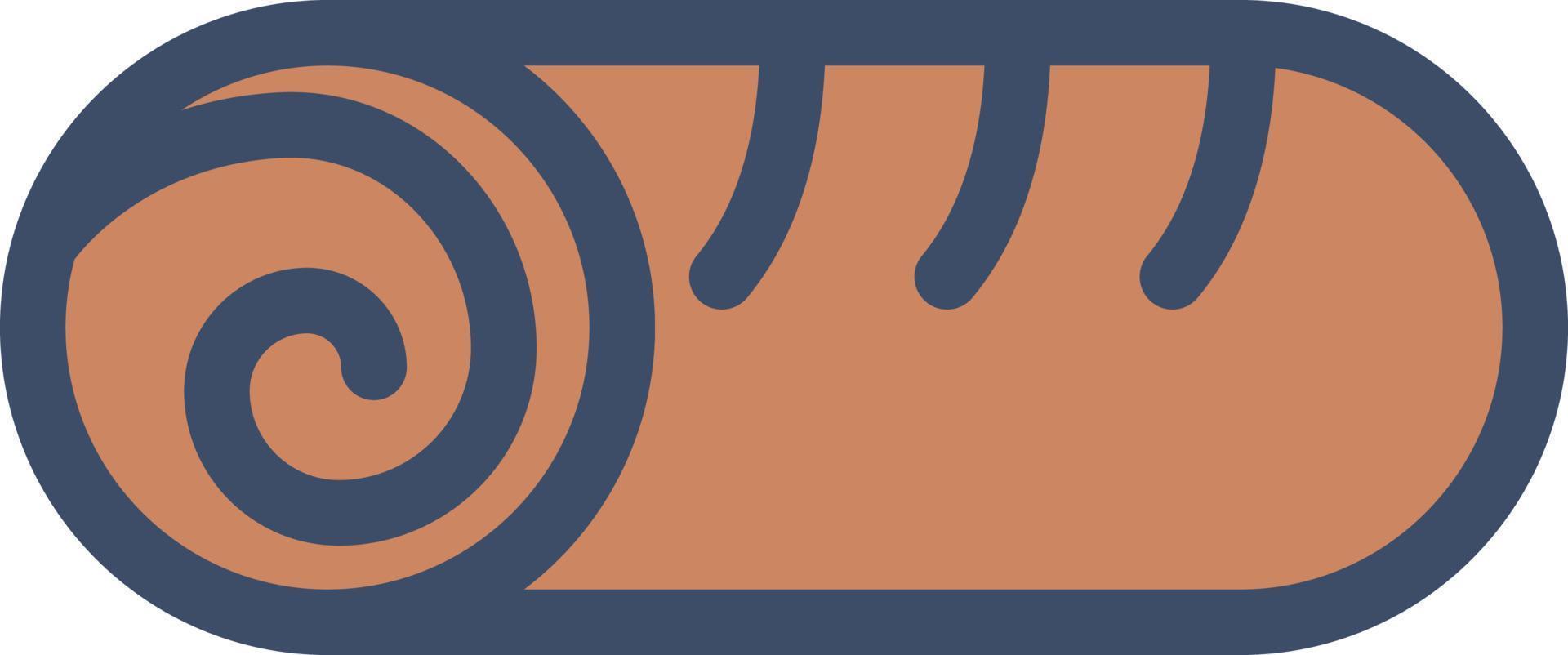 swiss rolls illustrazione vettoriale su uno sfondo simboli di qualità premium. icone vettoriali per il concetto e la progettazione grafica.