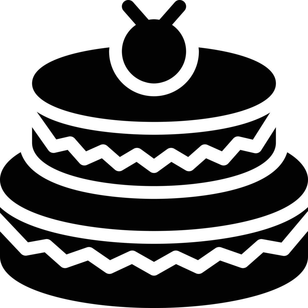 illustrazione vettoriale di torta su uno sfondo simboli di qualità premium. icone vettoriali per il concetto e la progettazione grafica.