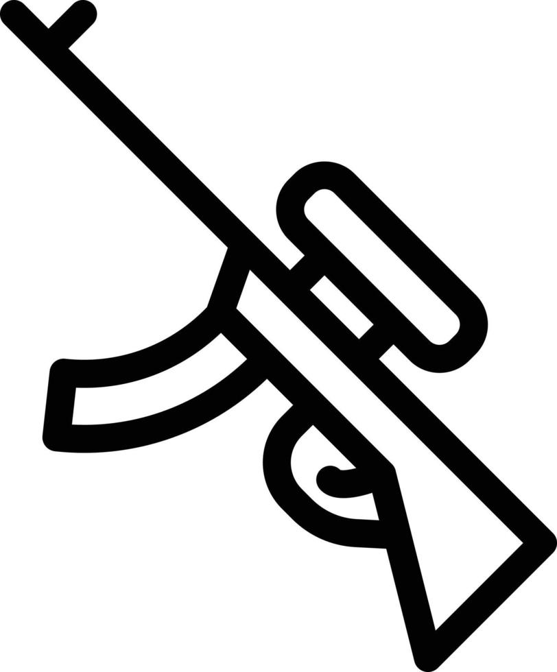 illustrazione vettoriale dell'arma su uno sfondo simboli di qualità premium. icone vettoriali per il concetto e la progettazione grafica.