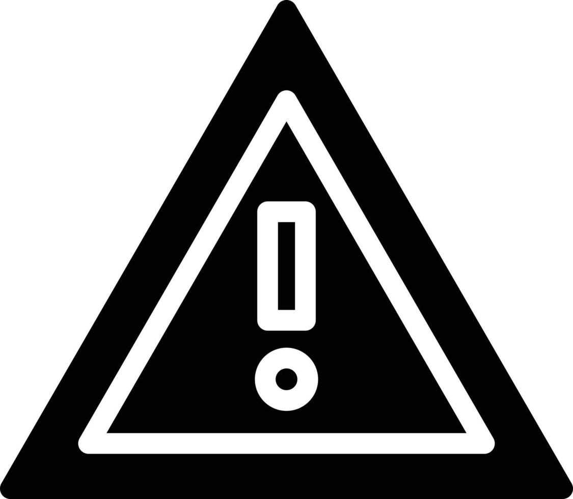 illustrazione del disegno dell'icona di vettore di avviso