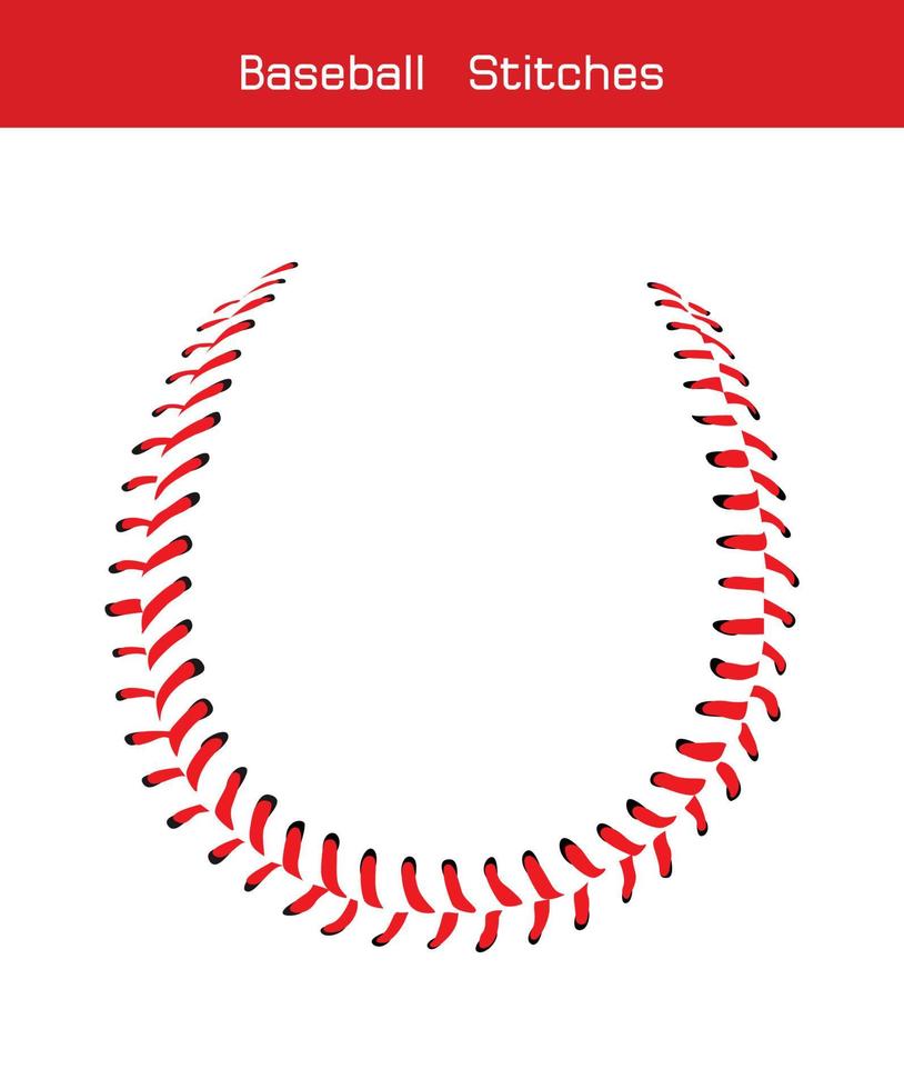 punti da baseball su sfondo bianco, disegno vettoriale