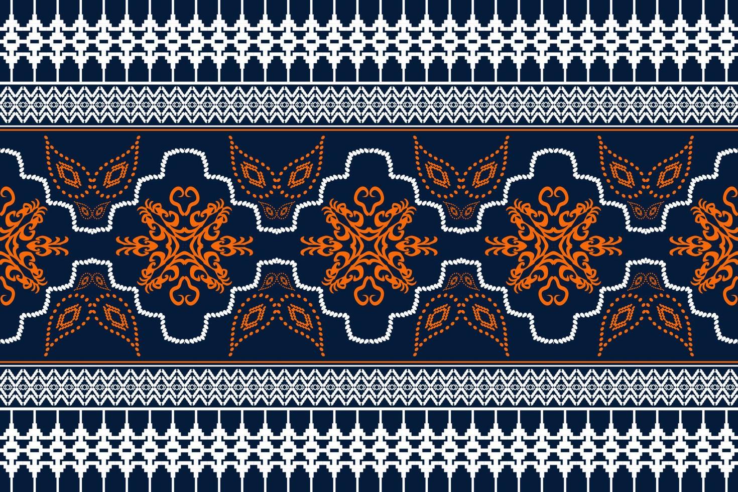 geometrico etnico orientale tradizionale pattern.figure ricamo tribale style.design per sfondo, carta da parati, abbigliamento, confezionamento, tessuto, illustrazione vettoriale