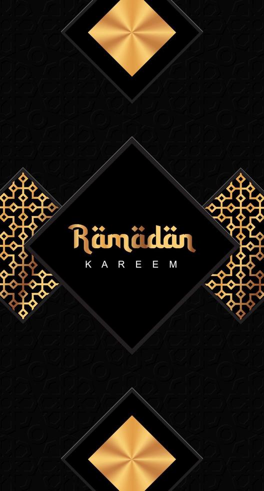 sfondo della cartolina d'auguri islamica del ramadan kareem. biglietto di auguri ramadan. illustrazione vettoriale