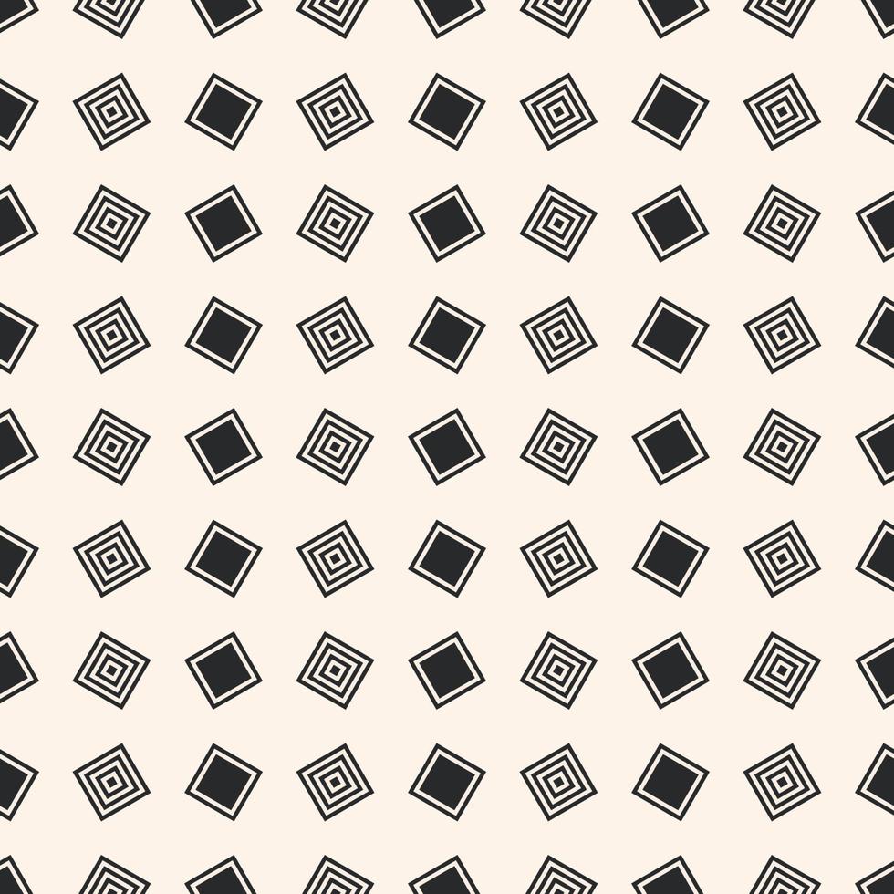 piccolo fondo senza cuciture di forma geometrica quadrata casuale. design minimalista di colore beige. utilizzare per tessuti, tessuti, elementi di decorazione d'interni, tappezzeria, avvolgimento. vettore