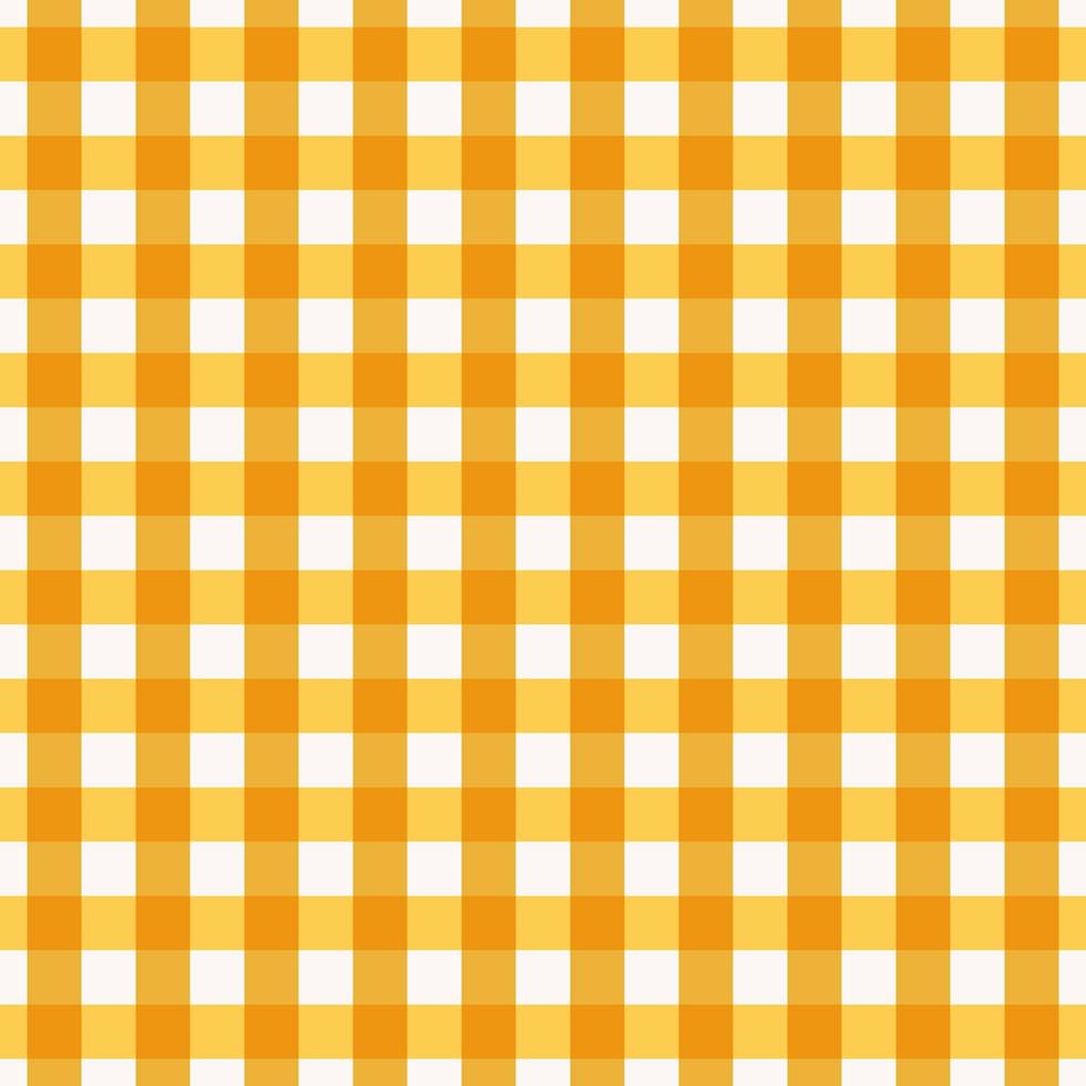 semplice piccolo plaid a scacchi tattersall modello senza cuciture miele giallo oro colore sfondo. utilizzare per tessuti, tessuti, imballaggi, elementi di decorazione d'interni, imballaggi. vettore