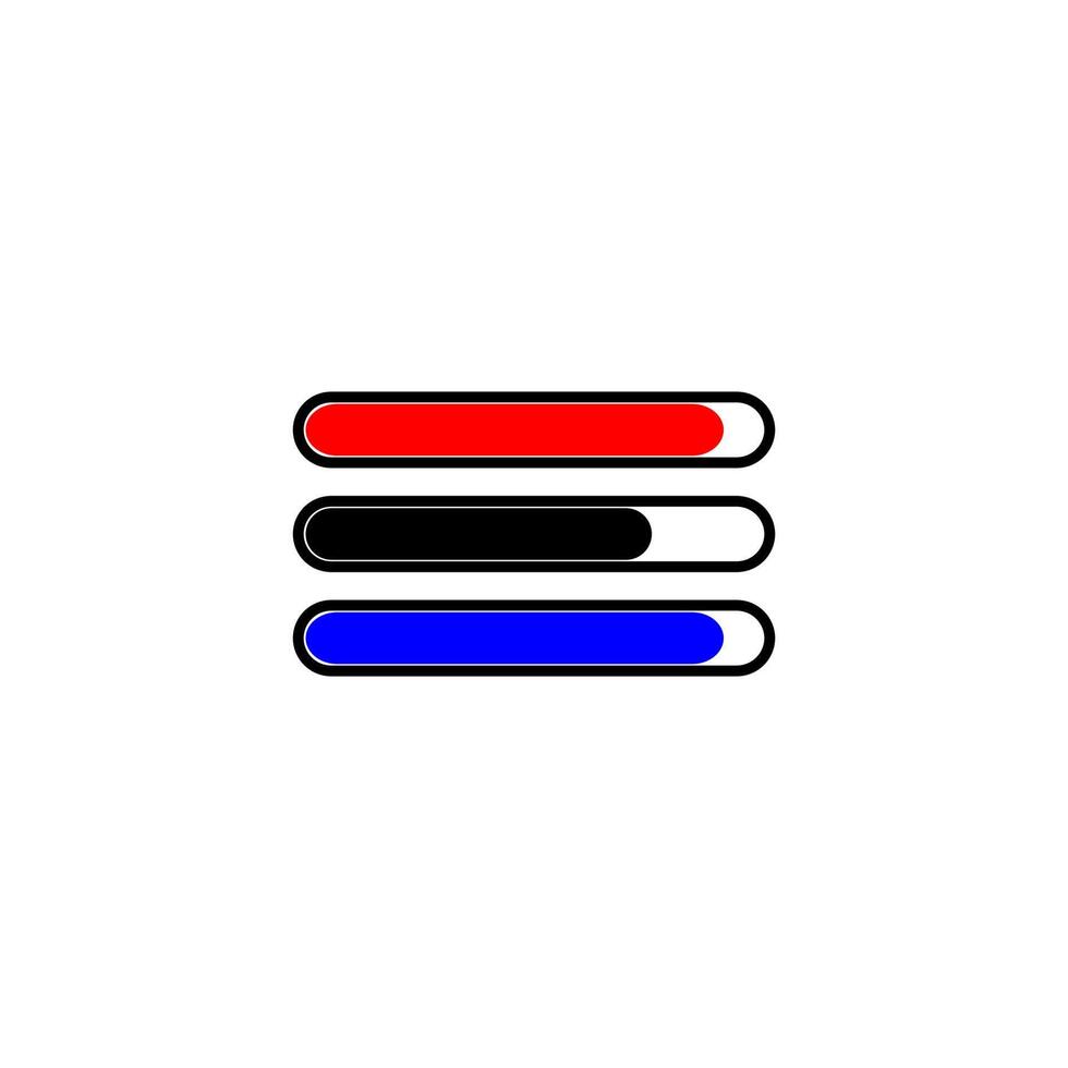 icona del logo del processo di caricamento vettore
