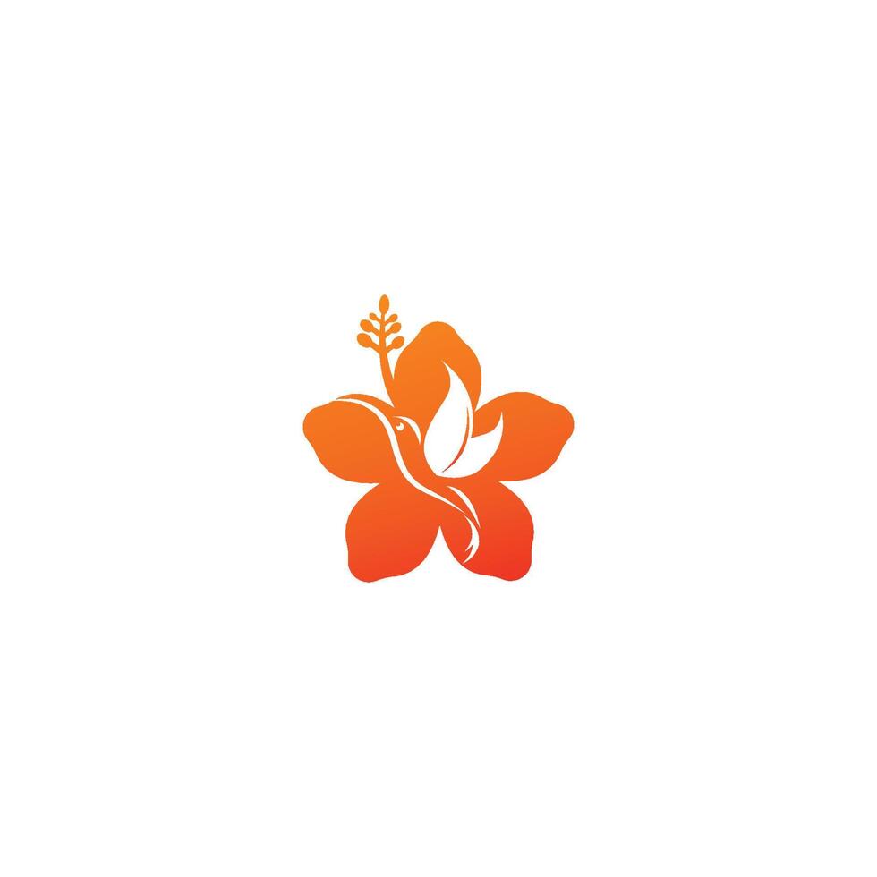 colibrì icona logo design creativo vettore