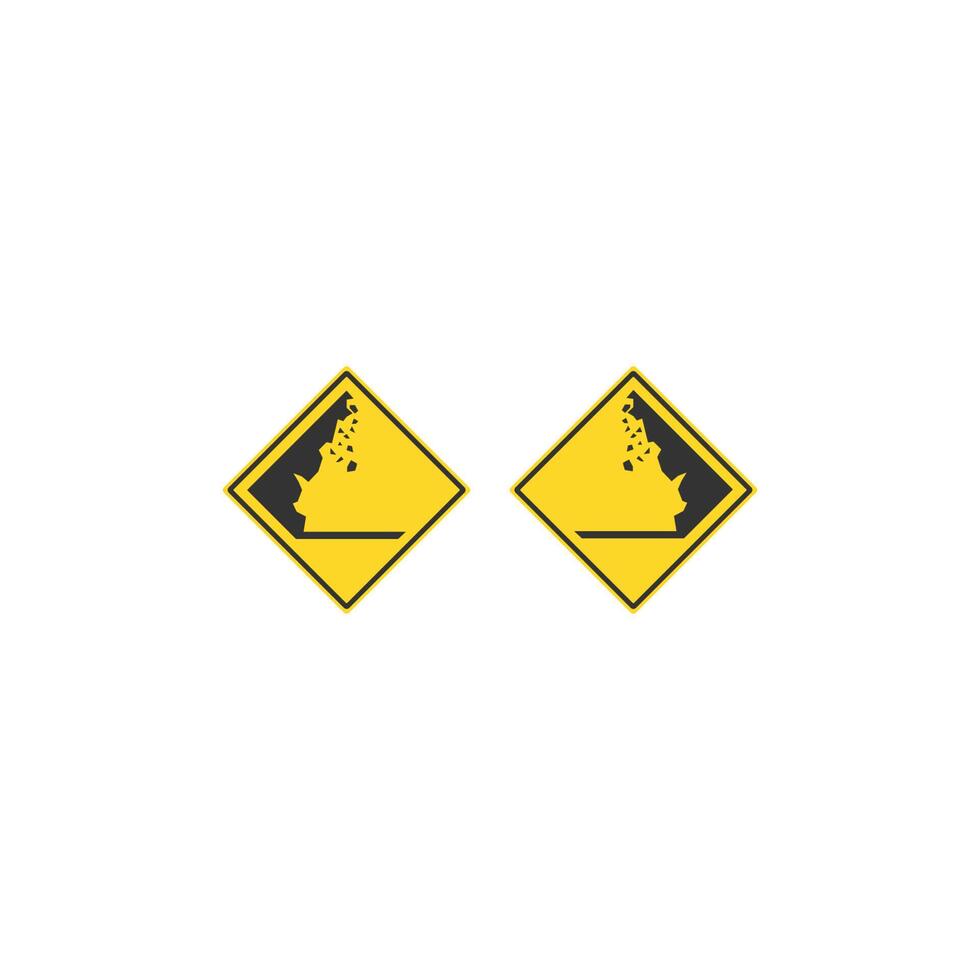 disegno dell'icona dei segnali stradali vettore