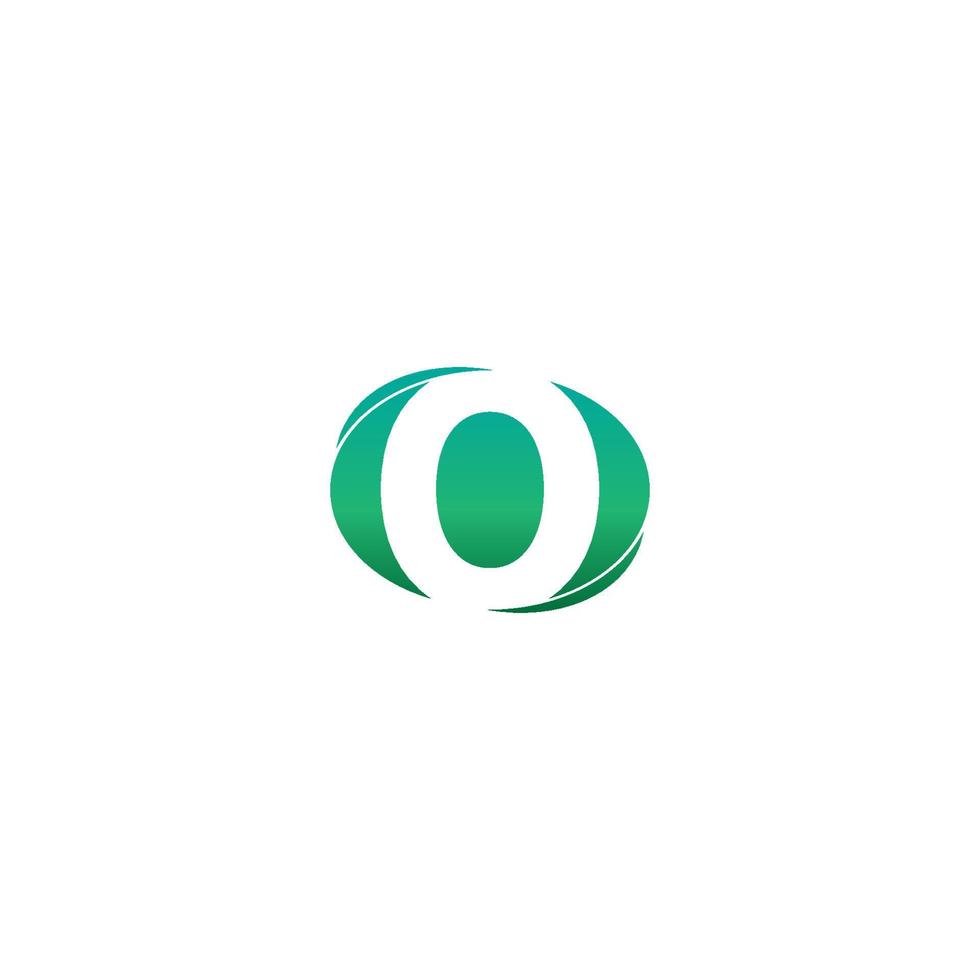 lettera o icona logo design creativo vettore