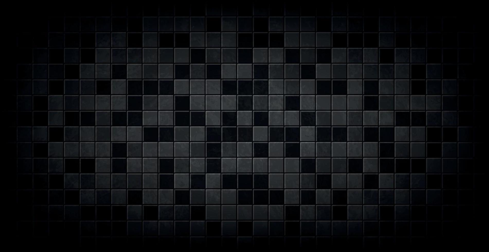 quadrati nero maglia carbonio scuro fibra di carbonio - vettore