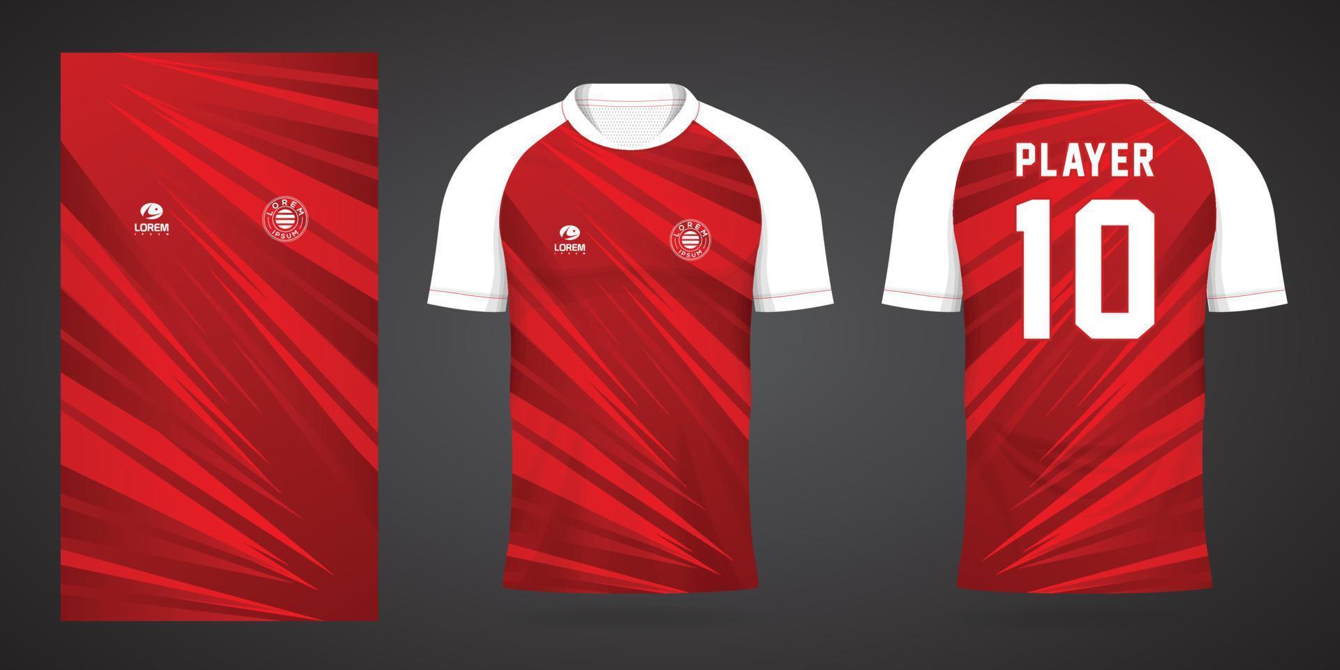 modello di design sportivo maglia da calcio vettore