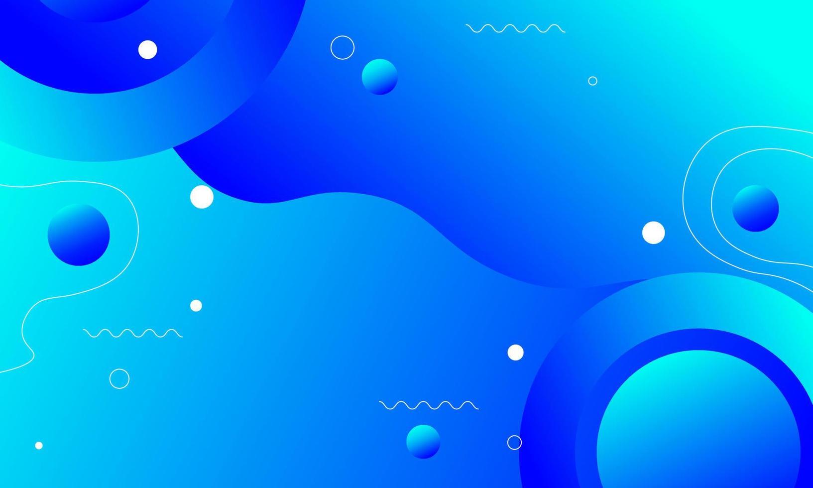 blu sfumato astratto con forma ondulata e arrotondata. illustrazione vettoriale. vettore