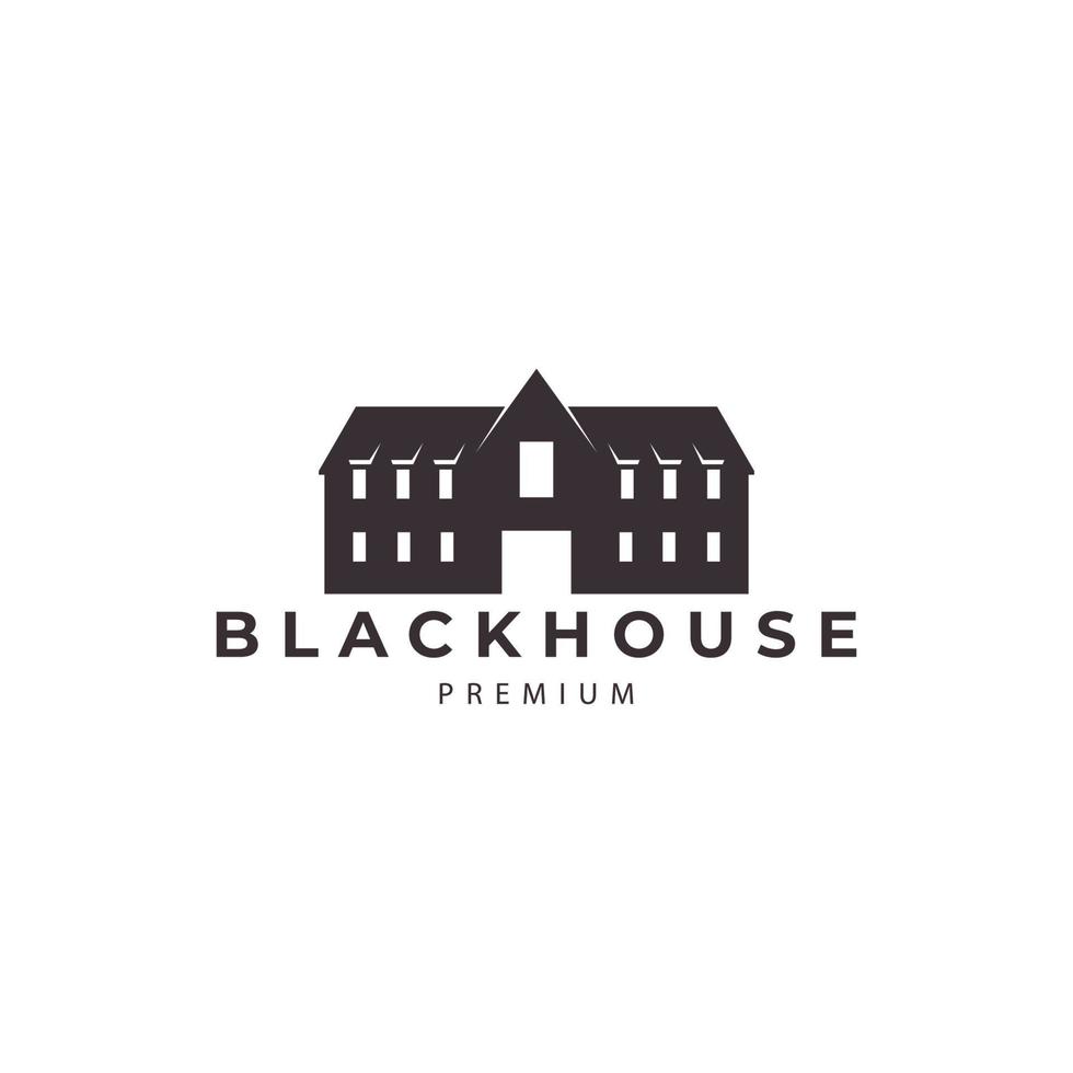case edifici architetti proprietà nero case vettore logo simbolo icona illustrazione design