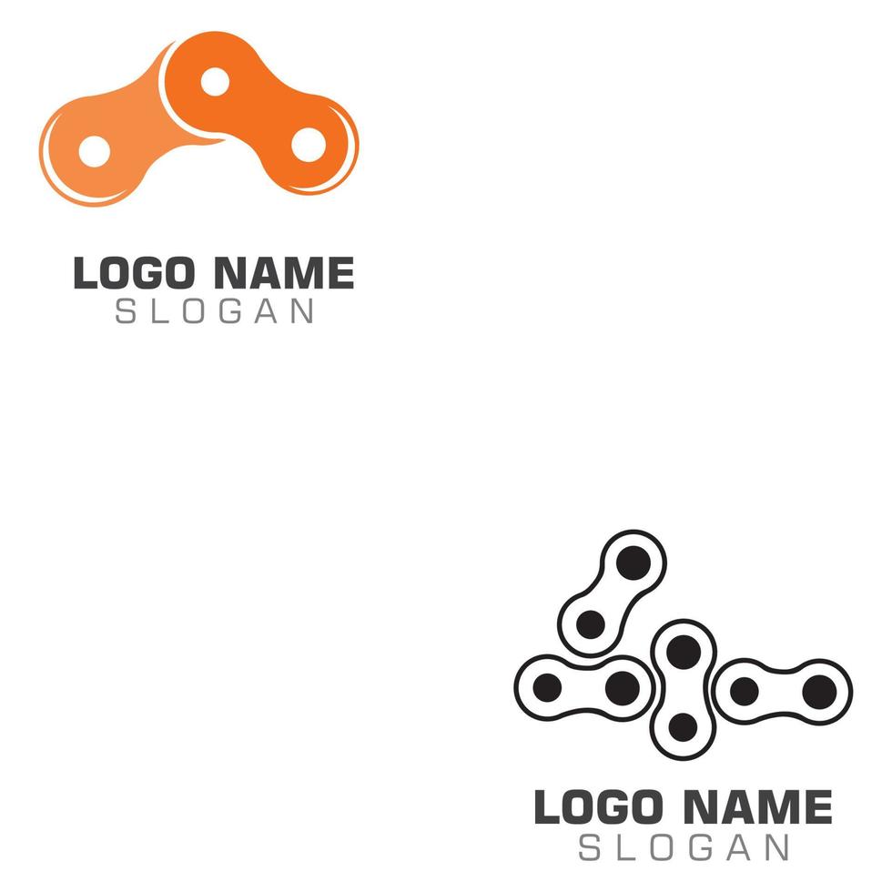 modello di progettazione di logo di vettore di unità astratta di catena di affari