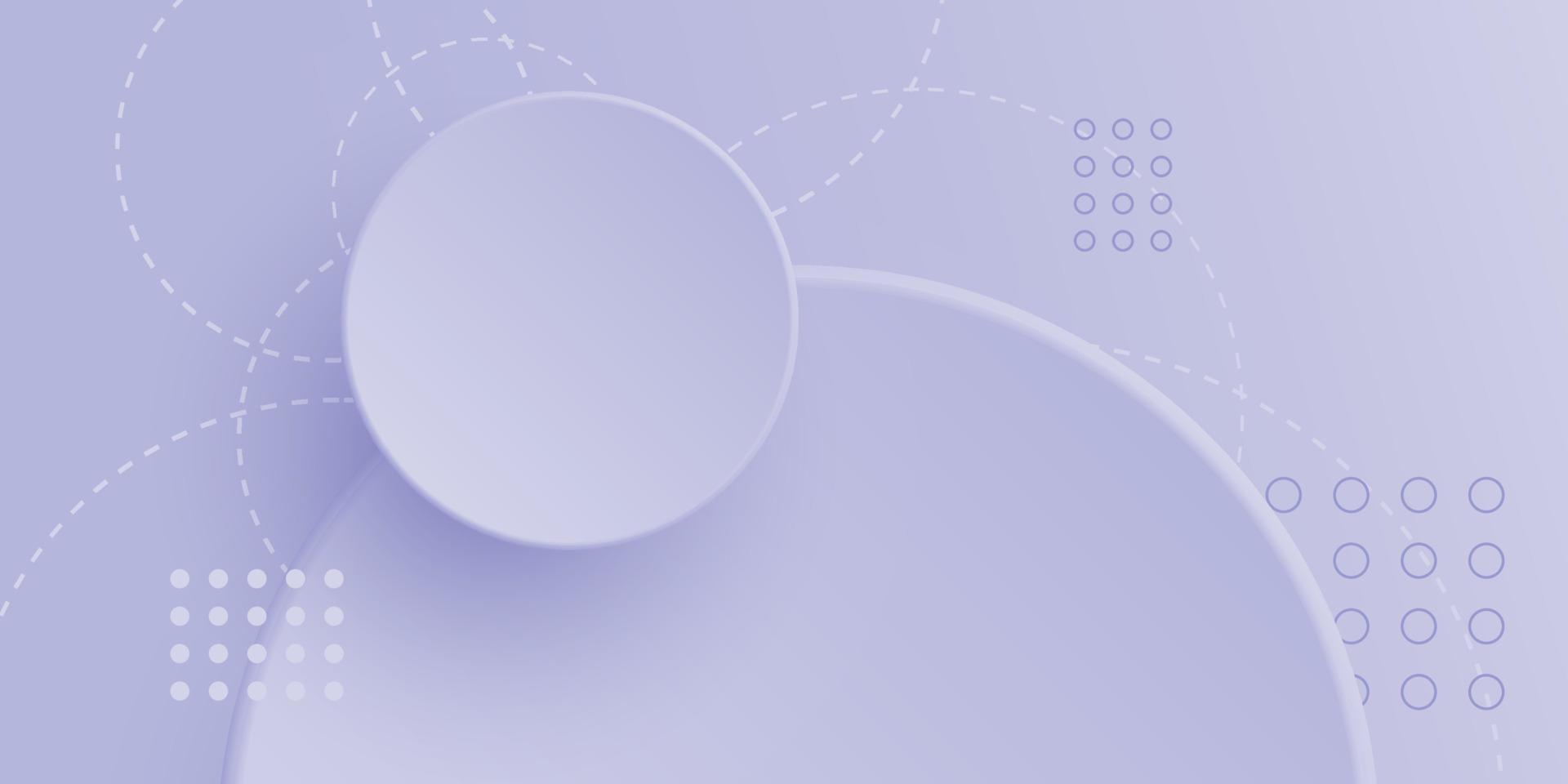 sfondo geometrico astratto con sfondo viola molto peri gradiente cerchio vettore