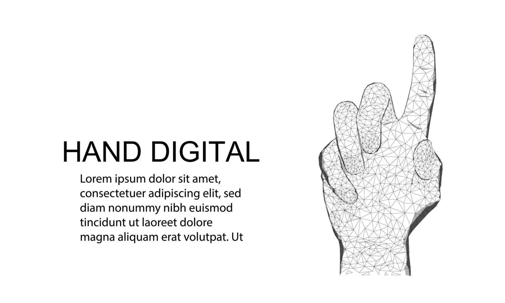 toccare il futuro, la tecnologia dell'interfaccia, il futuro dell'esperienza utente vettore