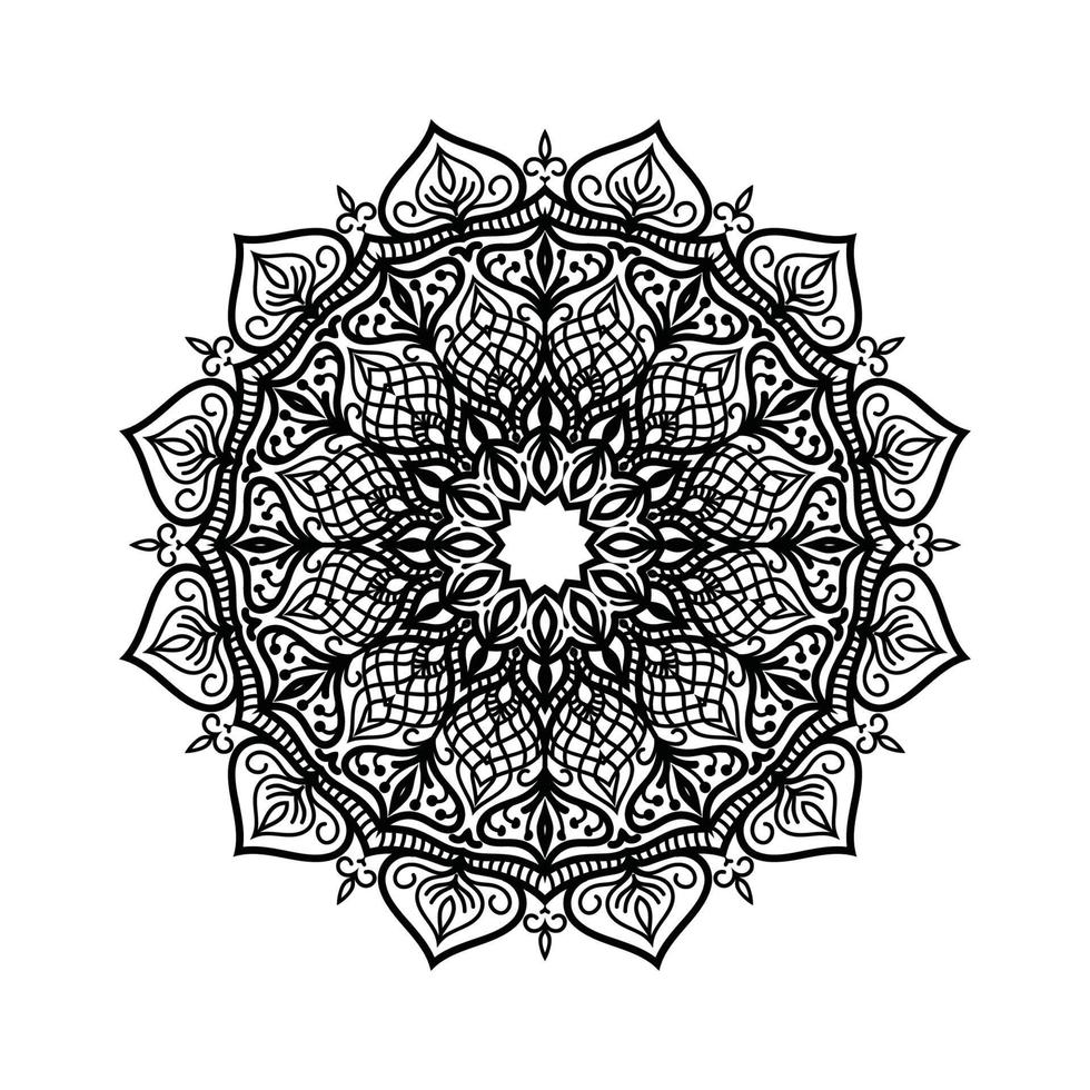 mandala logo arte simbolo icona vettore