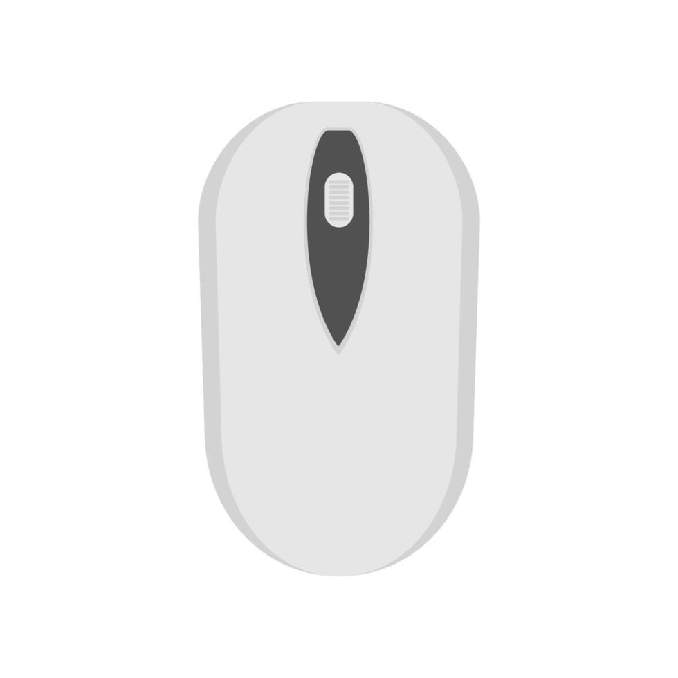 icona del mouse scorrere il vettore del computer fare clic verso il basso. illustrazione web design isolato pulsante simbolo