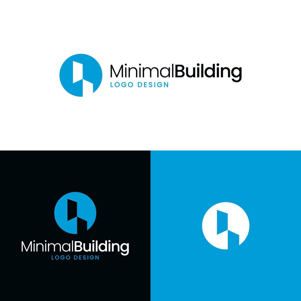 b edificio logo design vettoriale