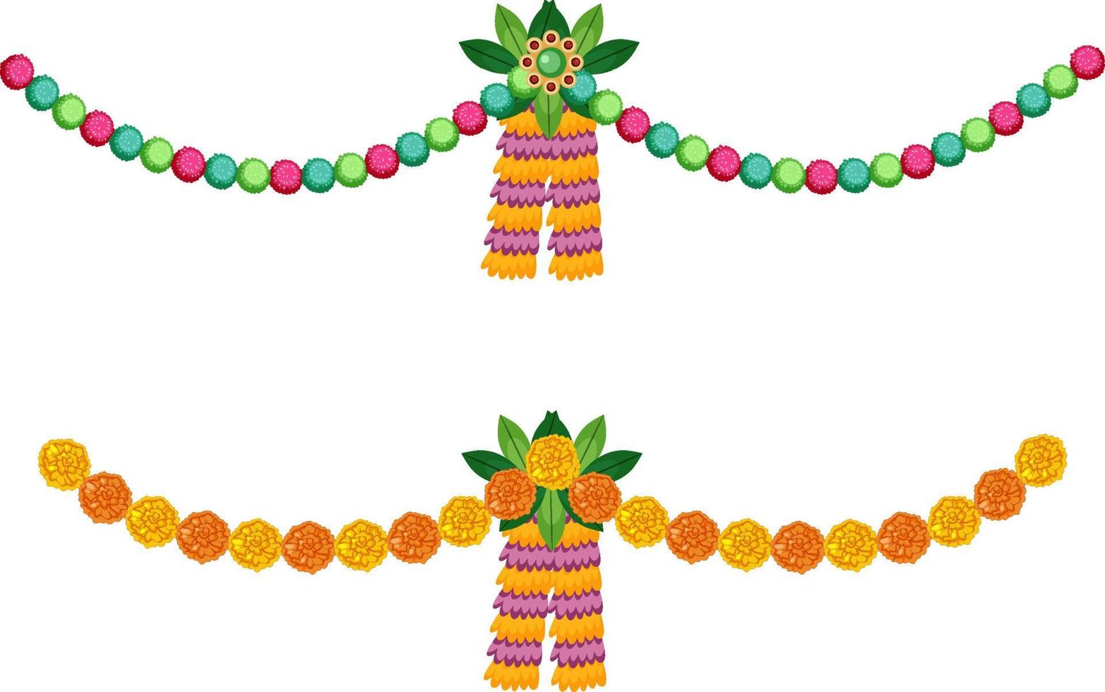 due design di decorazioni floreali vettore
