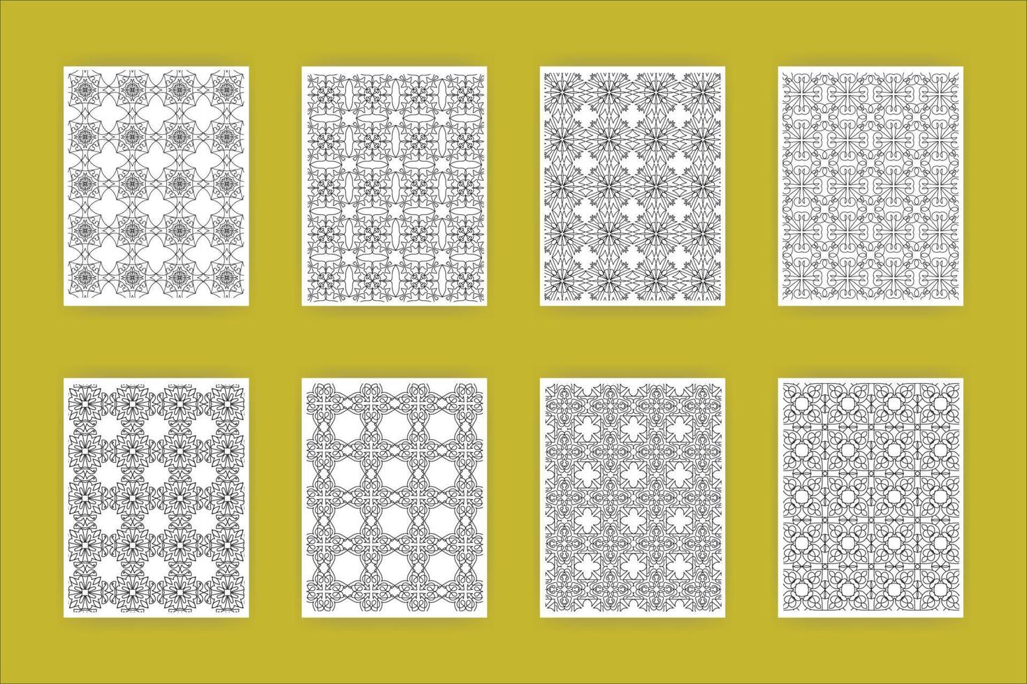 modello digitale tessile mandala vettore