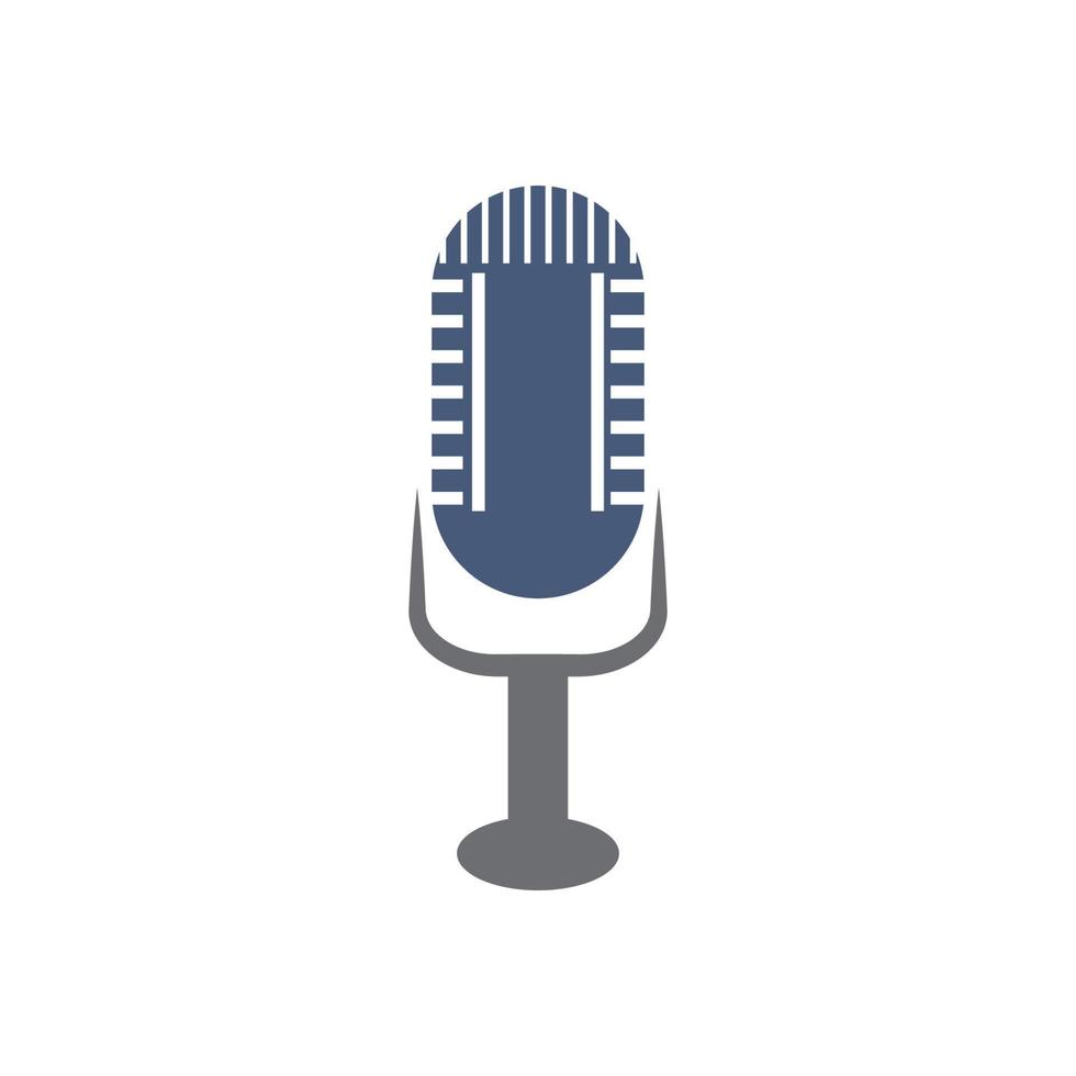 microfono simbolo design icona sfondo vettoriale