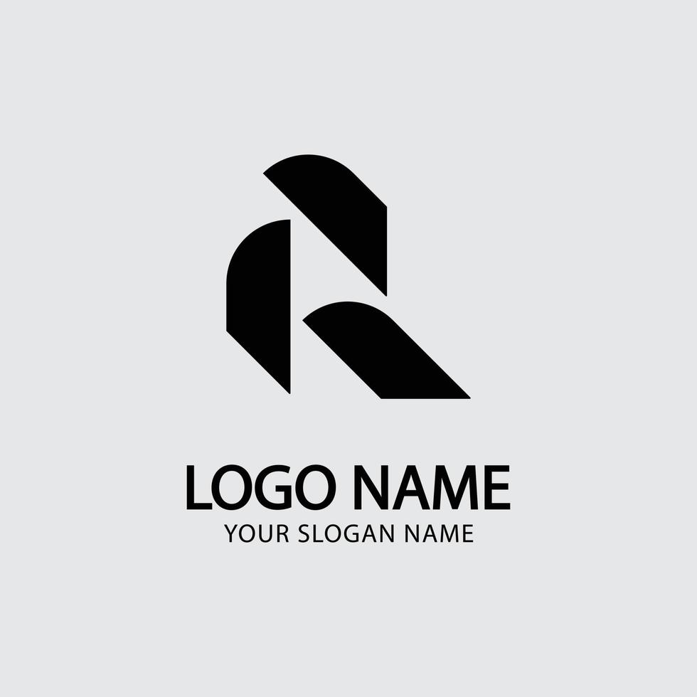 logotipo lettera r. app icona logo vettoriale