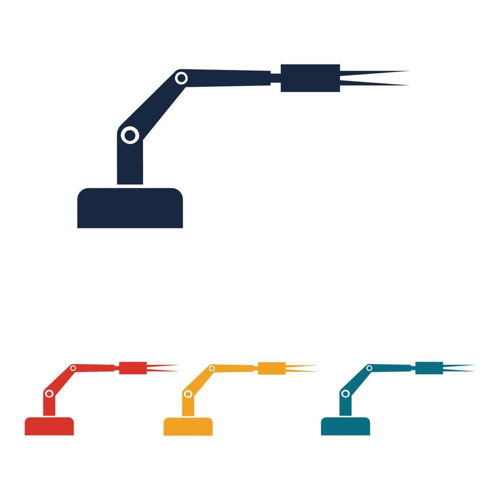 logo vettoriale del braccio robotico