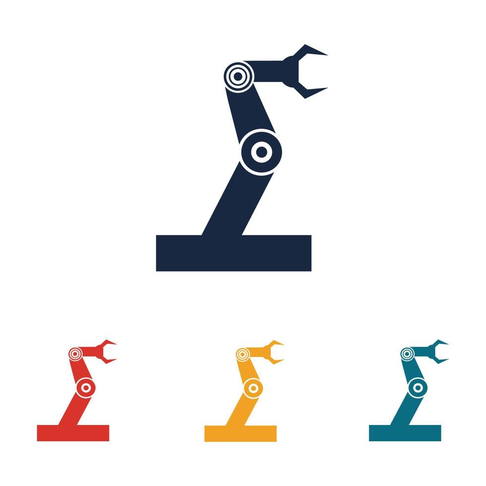 logo vettoriale del braccio robotico