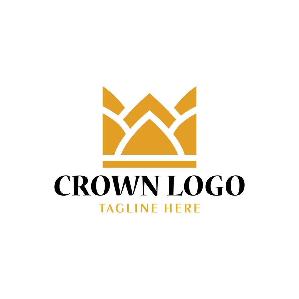 vettore icona logo corona isolato