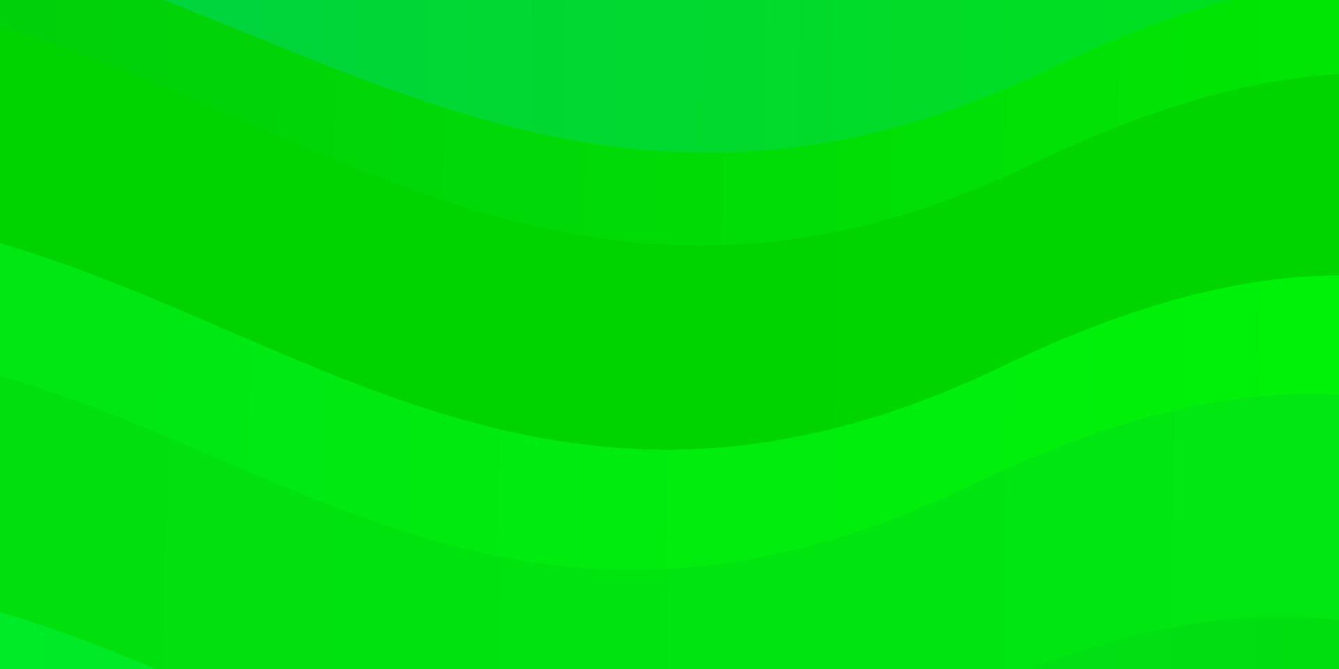 trama vettoriale verde chiaro, giallo con curve.