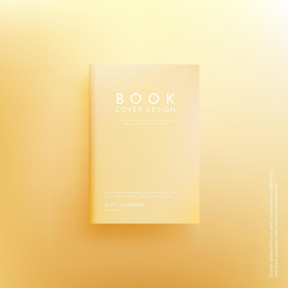 bellissimo design della copertina del libro di colore pastello, sfondo dell'opuscolo. vettore