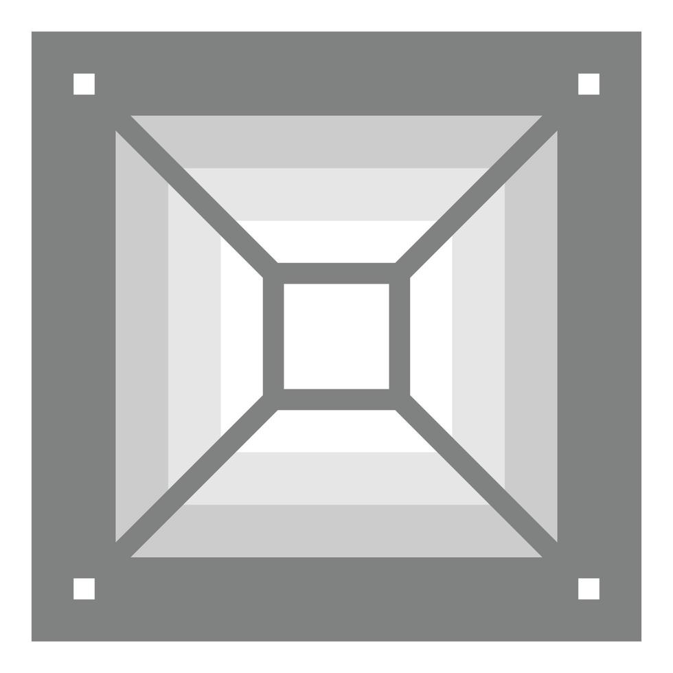 illustrazione vettoriale dell'icona piatta dell'aria del soffitto